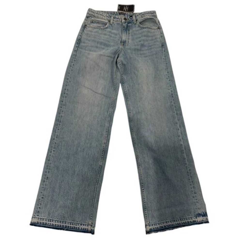 ZADIG & VOLTAIRE WHITNEY RELEASE WIDE LEG  MID RISE JEANS SIZE 27 NWT - Picture 5 of 8